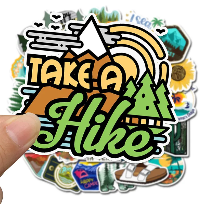 New Camping Adventure Stickers Wholesale sticker supplier 