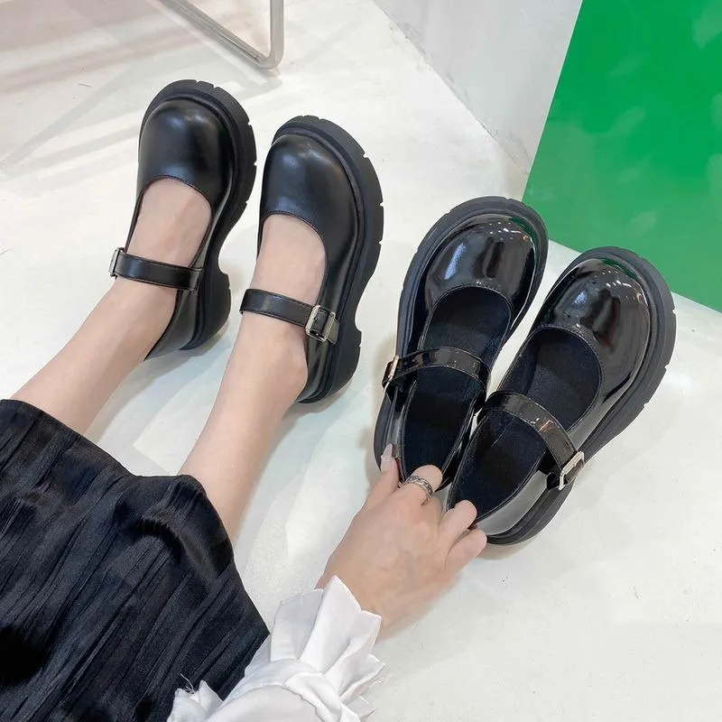 solid black platform sandals
