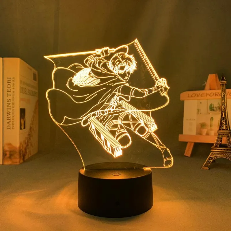 Attack on titan night light new arrivals