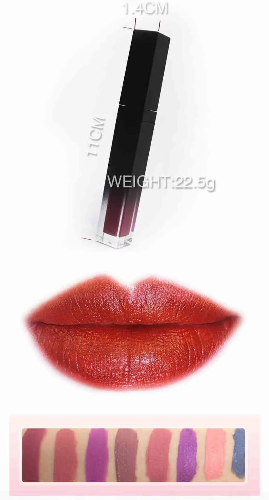 no best liquid lipstick waterproof matte long lasting non sticky lip gloss custom tubes private label 41 colors