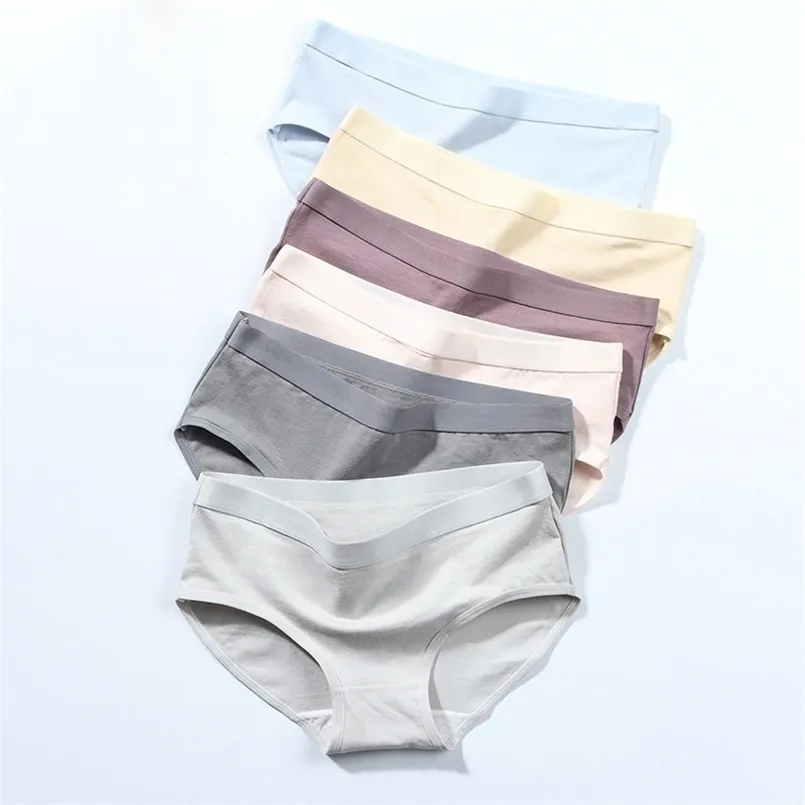 3Pac Baumwolle Höschen Unterwäsche Set Frauen Soild Farbe Höschen Dessous Slips Casual Bequeme Unterhose Panty Weibliche 220311