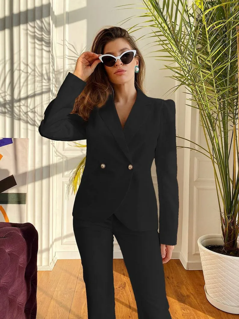 Evening best sale trousers suits