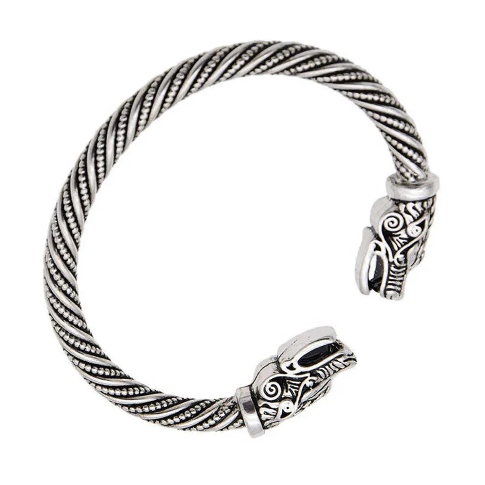 BRACELET LOUP CUIR TRESSÉ (CUIR & ACIER) | Terre du Loup
