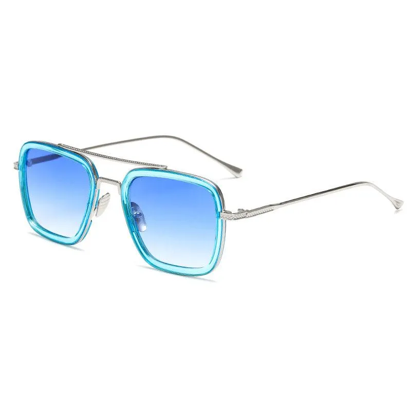 Mode Sonnenbrillen Frames Marke Design Square Rahmen Frauen Männer Vintage Sonnenbrille UV400 Shades Eyewear