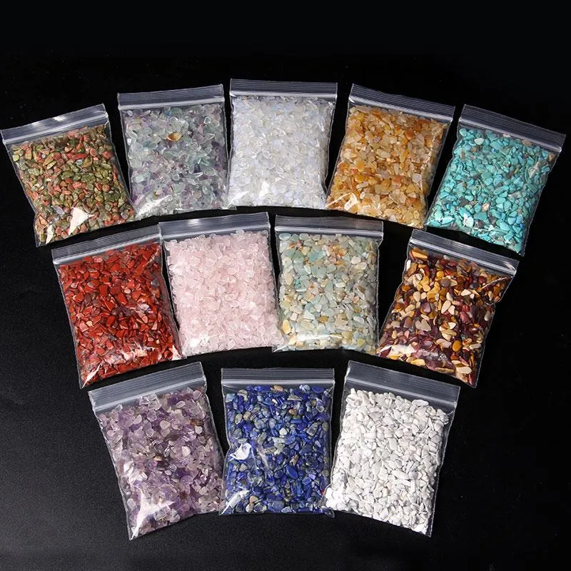 Autres pierres de cristal de Quartz mélangées naturelles, forme irrégulière, gravier de roche, spécimen de décoration, pierres et minéraux, cadeau artistique, 50g – 100g