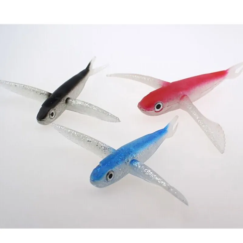 Bionic Flying Fish South Oil Sea Fishing Soft Bait Tuna Lure 21cm
