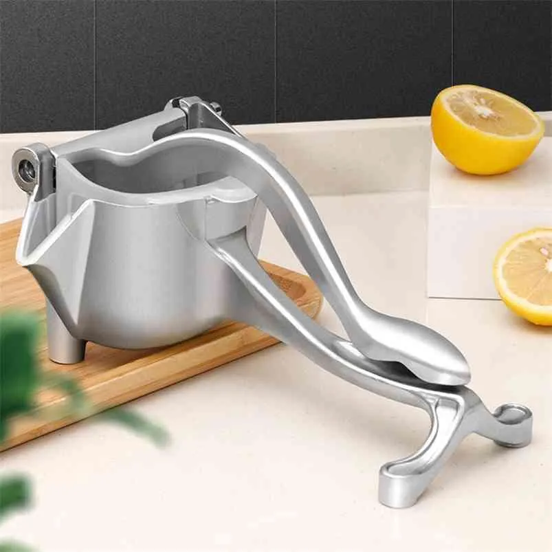 Mão manual Press Juicer Espremer Squeezer Frutas Frutas Máquina Cozinha Ferramenta de Alumínio Liga 210423