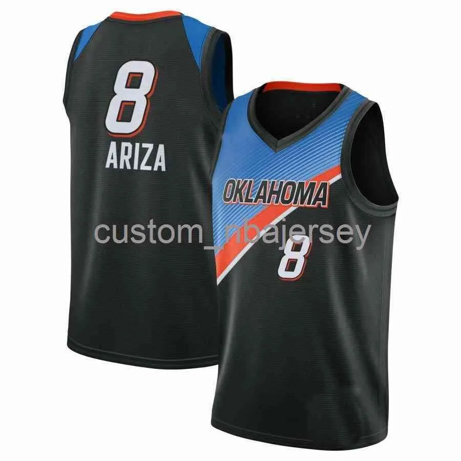 Hommes Femmes Jeunesse Trevor Ariza # 8 2020-21 Maillot Swingman Cousu nom personnalisé n'importe quel nombre