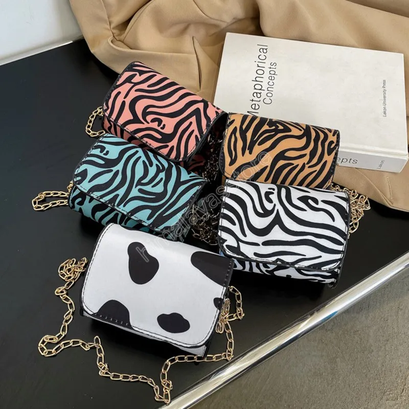Enfants Mini sac à main mignon léopard sacs à bandoulière pour femmes porte-monnaie bébé filles pochette sac à main