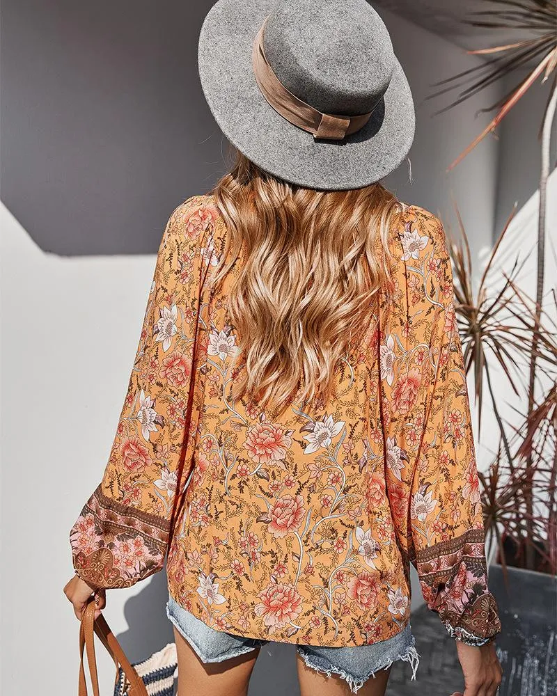 Blusas boho sales chic mujer