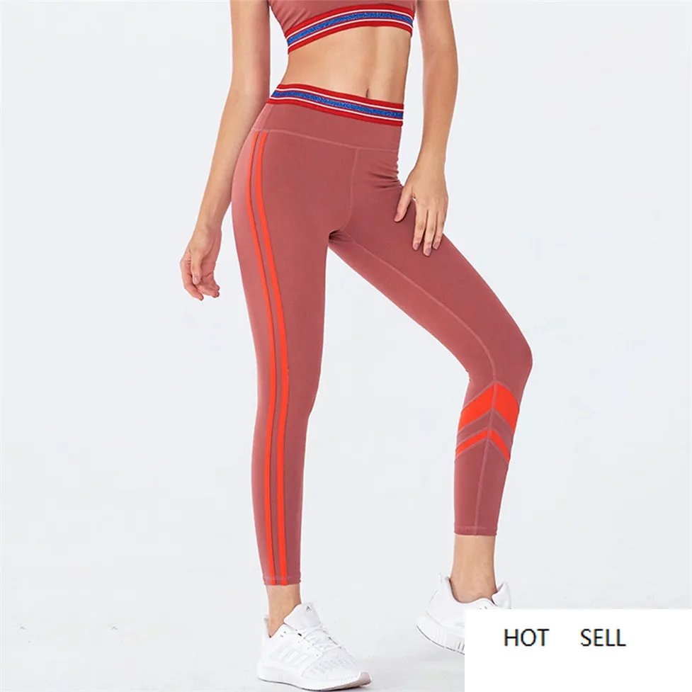Melodyjne spodnie do jogi Kobiet elastyczna talia pośladka ciasna joga wysoki wzrost siłownia dla damskich Legginsy Fitness Plus Size