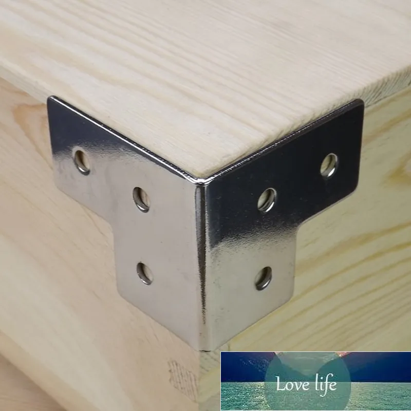 2ピースの金属コーナーの保護具の木箱の箱装飾脚の木製の家具の接続継手90度の角度の締め具ハードウェア工場価格の専門家のデザイン