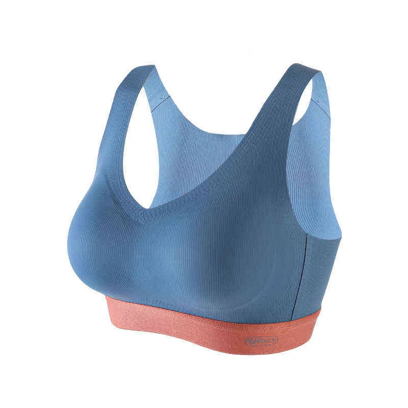 Non Shock Stable Protection Bra Water Absorption Perspiration Ventilation Cool Underwear Elastic Comfortable Quick DryingBra 211116