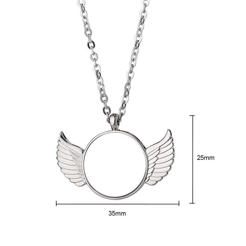 Sublimation Necklace Wings  Sublimation Blanks Jewelry