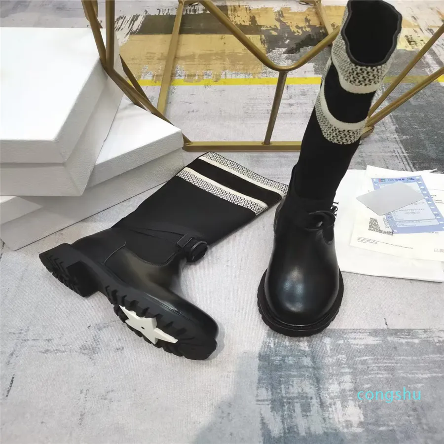 12個で送料込 秋冬女性西部ブーツソフト牛革弾性ベルトデザイナーハイブーツ100 レザーレディプラットフォームレターシューファッション11 14個で送料込 Www Tavulin Com
