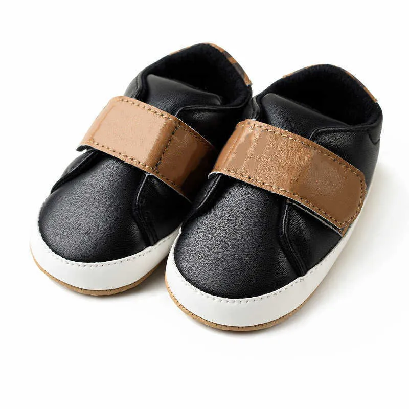 Bebê recém-nascido menino menina berço sapatos Faux couro infantil toddler pré-walker sneakers novo bebê sapatos