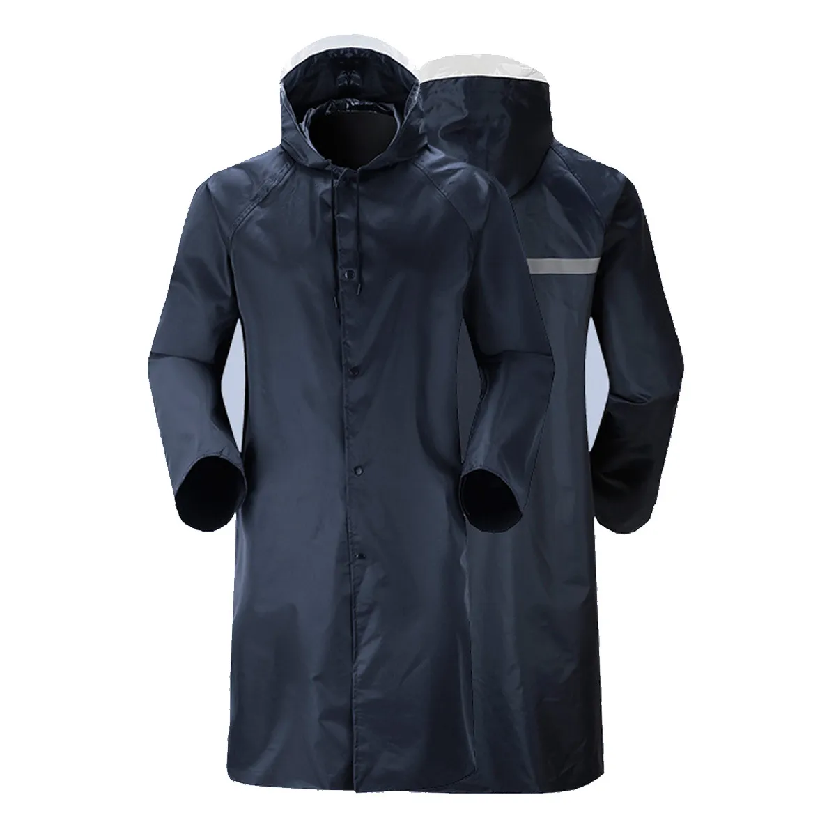 Reflective Strip Waterproof Raincoat For Men  For Men And