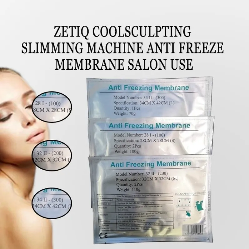 Anti-Freezing Membrane Pad For Reduce Fat Cell Volume By Freezing Cooling Fat Reducing Slimming Cryolipolysis Machine