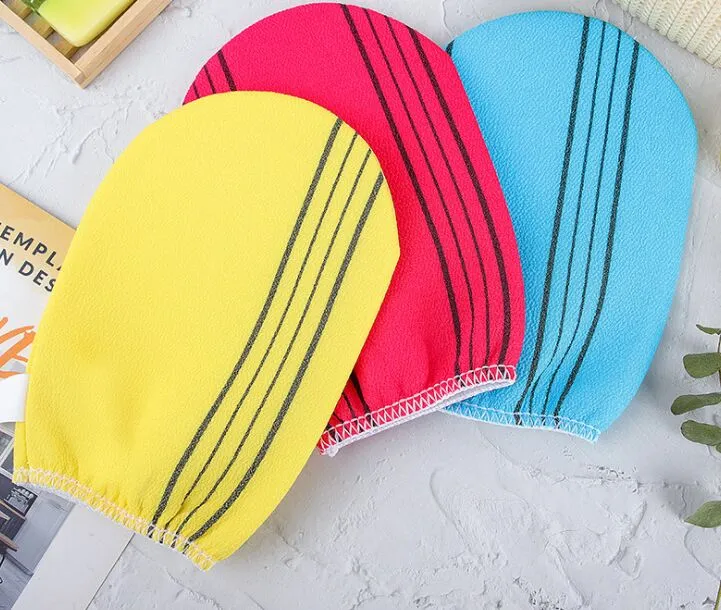 Italy Towel Korea Glove Viscose Scrub Mitt Exfoliating Mitt For Body