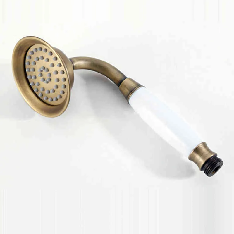 Pommeau de douche à main Antique en laiton rétro élégant pommeau de douche à main accessoires de salle de bain de luxe H1209
