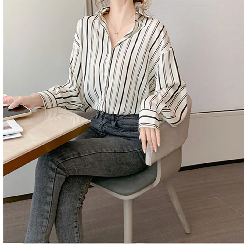 Vertical striped shirt womens sale