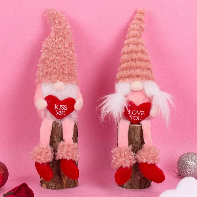 1 Pezzo Di San Valentino Nano Peluche San Valentino Nano Decorato Svedese  Mr. Dwarf Regalo Di San Valentino
