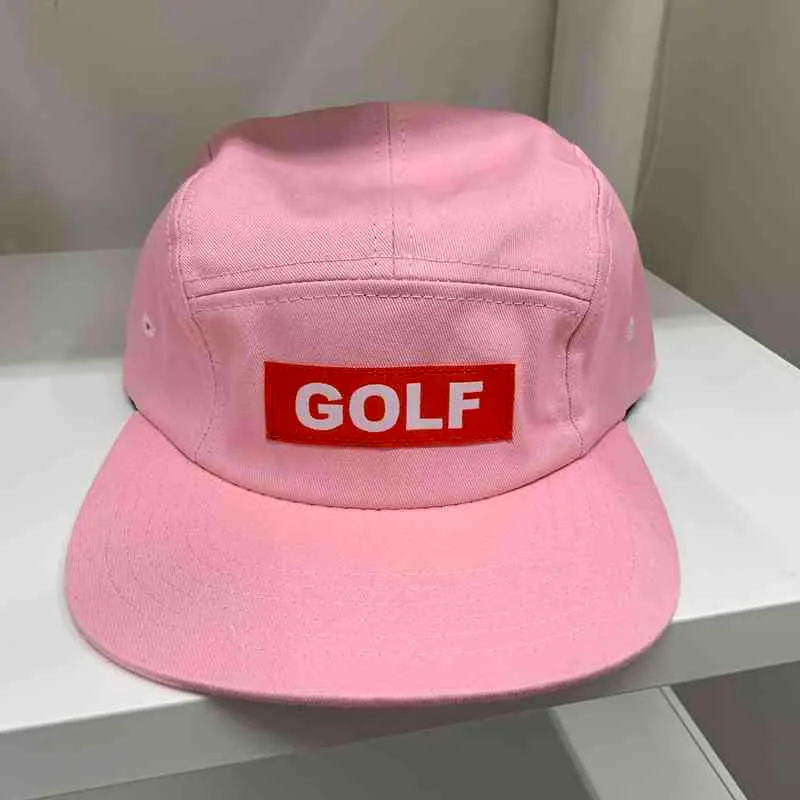 Golf Le Fleur Tyler The Creator Mens Womens Płomień Kapelusz Czapka Snapback Haft Cap Casquette Kapelusze baseballowe # 601