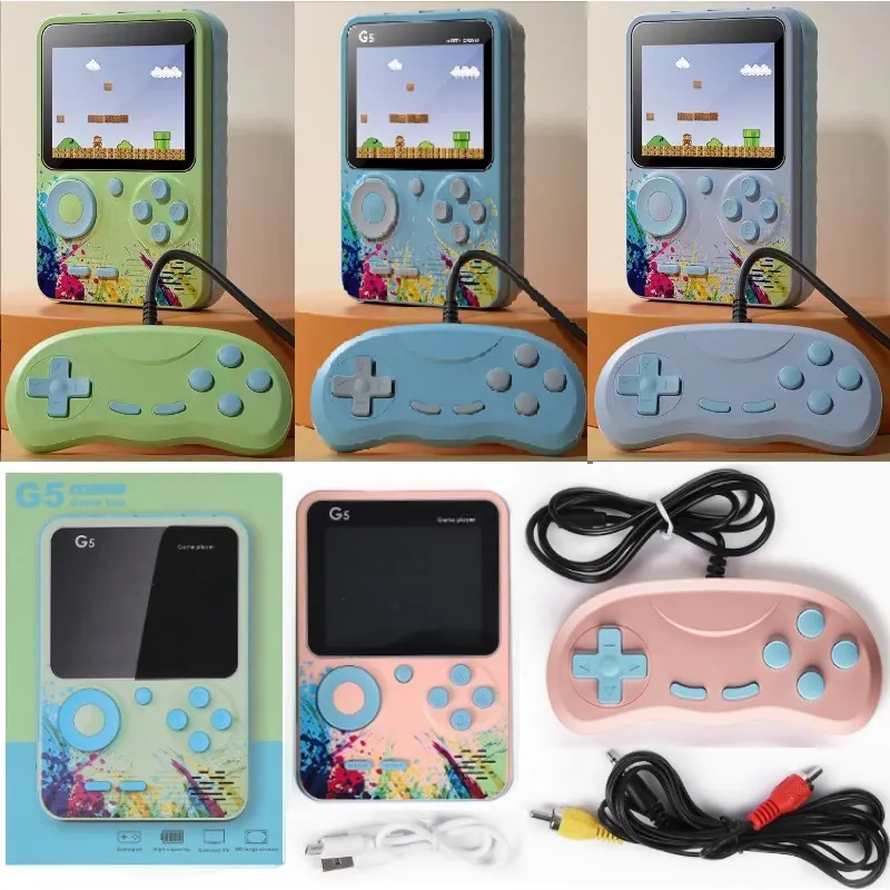 MINI Portable Retro Video Gaming G5 Built-in Console Handheld Doubles Game Players 3.0 Inch 500 in 1
