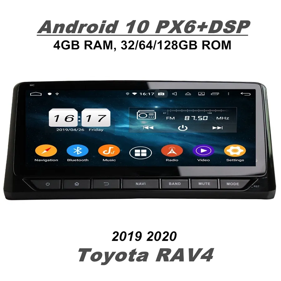 ₩683,053에서 Carplay Android 자동 4GB + 128GB PX6 10.25 Android 10 자동차 DVD