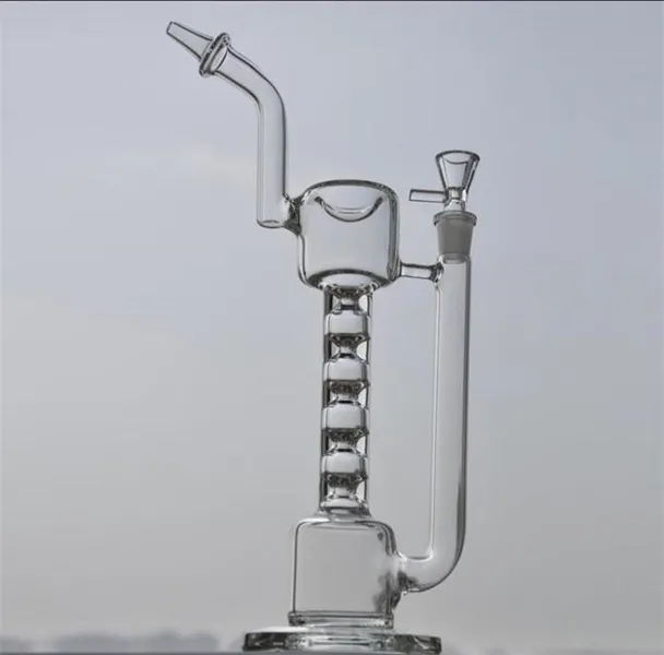 12 inches Glass Bong dab Rig hookah with Spline Perc and Matching Accesories