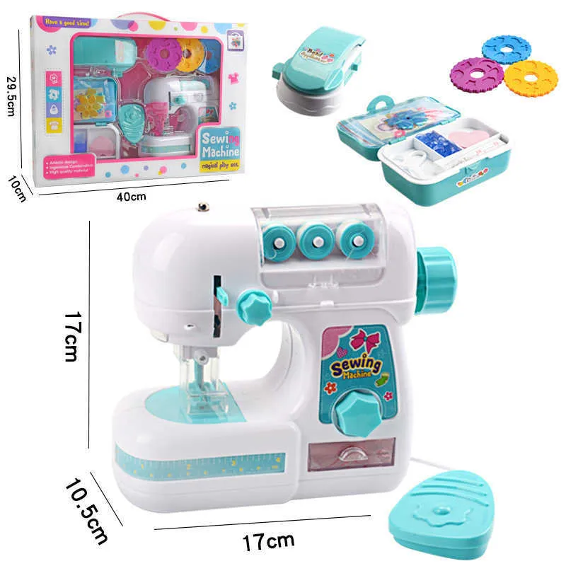 Niños simulación máquina de coser juguete mini muebles juguete aprendizaje  educativo diseño ropa juguetes creativos regalos para niñas niños