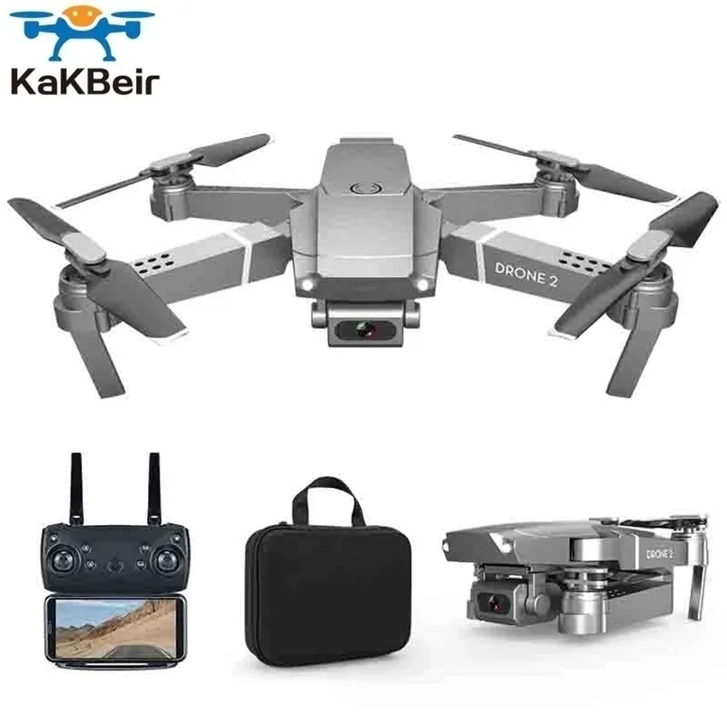 Kakbeir E68 DRONE DRONE HD de gran angular 4K WiFi 1080p FPV video grabación en vivo de altura Quadcopter para mantener la cámara vs e58 220224