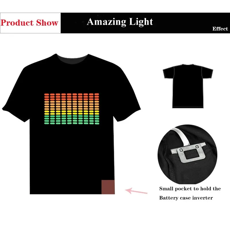 T shirt led sales
