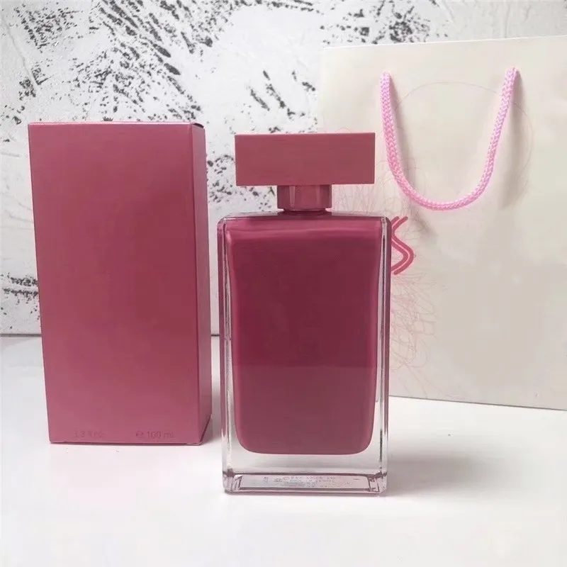 I lager Rose Bottle Fleur Musc för hennes kvinnor Parfym 100ml Högkvalitativ fin lukt Snabb leverans