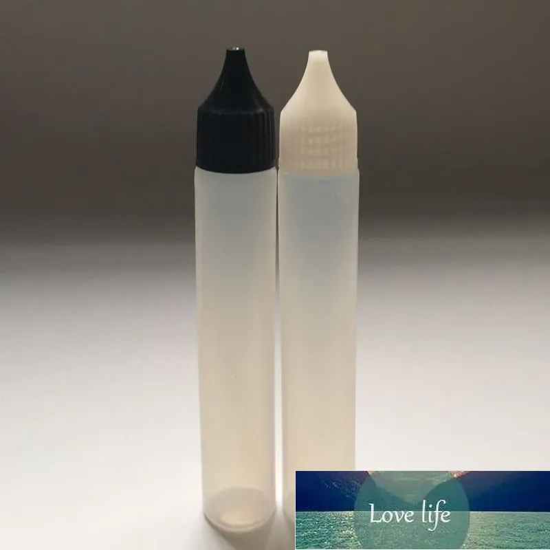 50 pçs / lote largamente pescoço 30ml caneta forma garrafa gotas de plástico caneta vazia estilo e líquido
