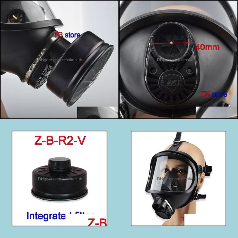 MF14 gas mask biological, and radioactive contamination Self-priming full face mask Classic gas mask 4.91