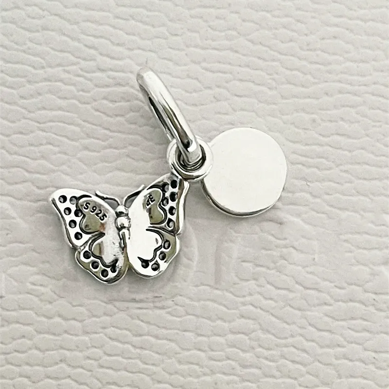 Movie Mavel Butterfly Pendor Pandora Jewelry 925 Sterling Silver Chain Halsband för kvinnliga män Kedjor Långt sätter julfödelsedag278L