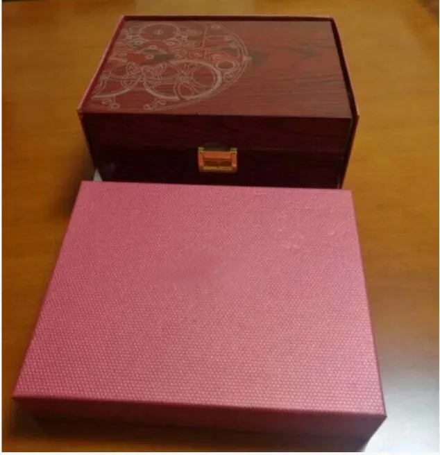 Dostawca fabryki Hurtownie 2021 Luksusowe Red Watche Boxes Mężczyzna Dla Watch Box Drewniane Wewnętrzne Zegarki Zegarki Kobiet Zegarki Boxe
