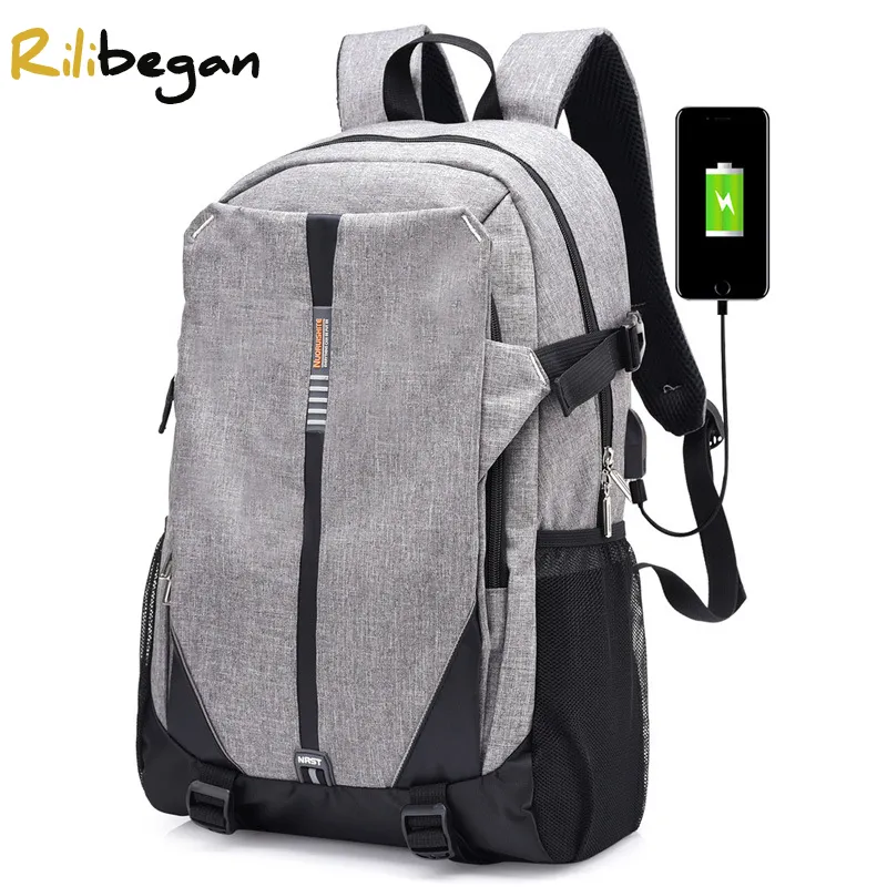 Hommes sac à dos décontracté grande capacité en Nylon affaires ordinateur portable voyage sacs d'école