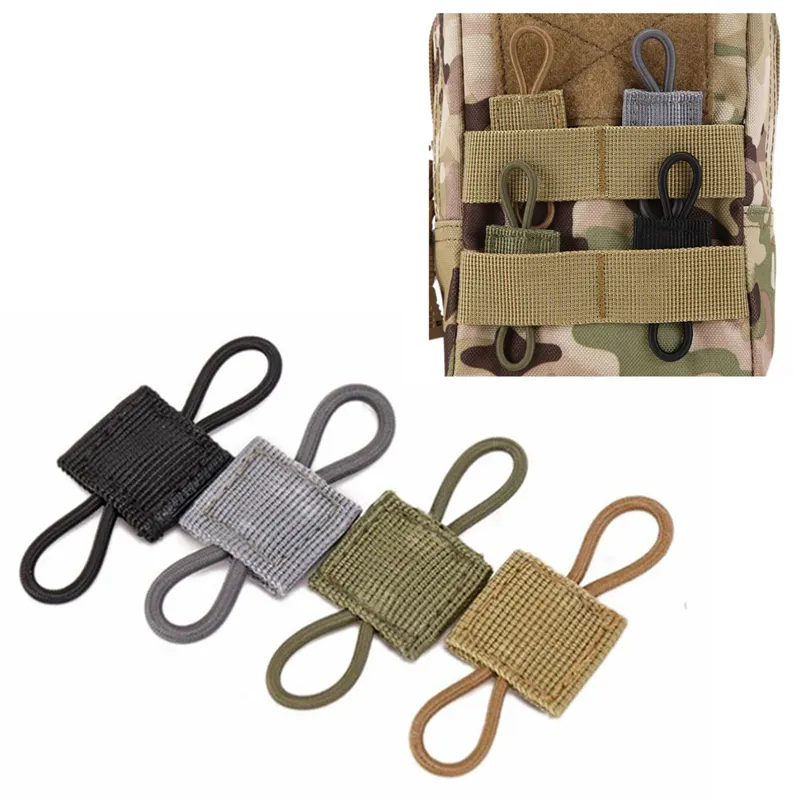 15 ar colete tático acessórios sistema molle adaptador de estilingue elástico fivela ptt alça fixa para caça acampamento airsoft