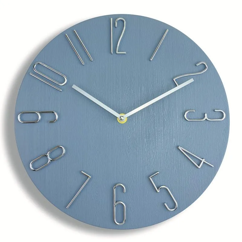 Corloges murales grandes horloge 3D MODERIE CRÉATIVE NORDIQUE DÉCOR HOME MONTRE SILÉENT MONTANCE DÉCORAGE SOI