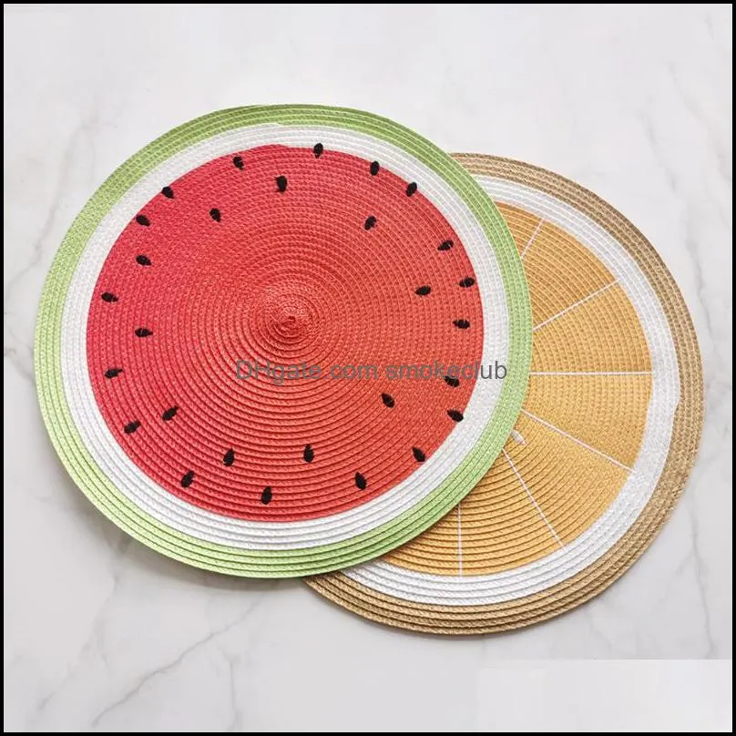 Mats & Pads Bowl Dining Pad Plate Round Cup Tray Resturant Table Mat Kitchen Heat Resistant Home Decor Easy Clean Non Slip Pography