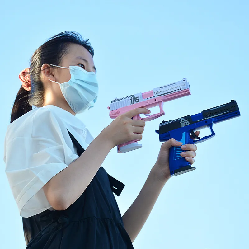 Airsoft USPピストルソフト弾丸マニュアル暑いおもちゃの銃の子供のアルマスのブラスターショットガンモデル大人の屋外ゲーム男の子の贈り物