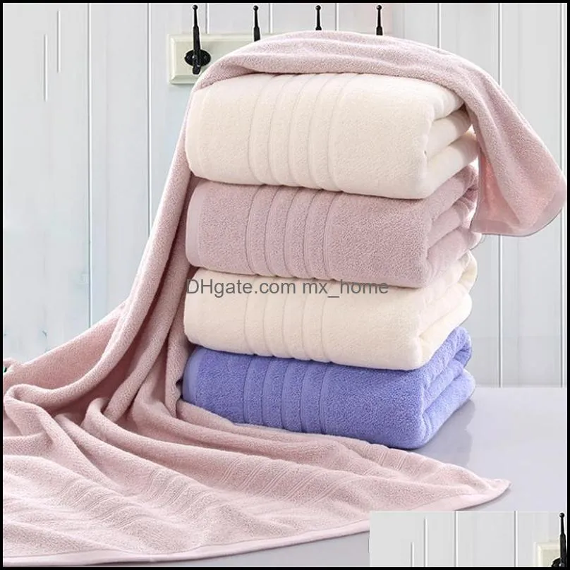 100 cotton towel factory direct gift bath towel europe and america simple 320g thick absorbent soft