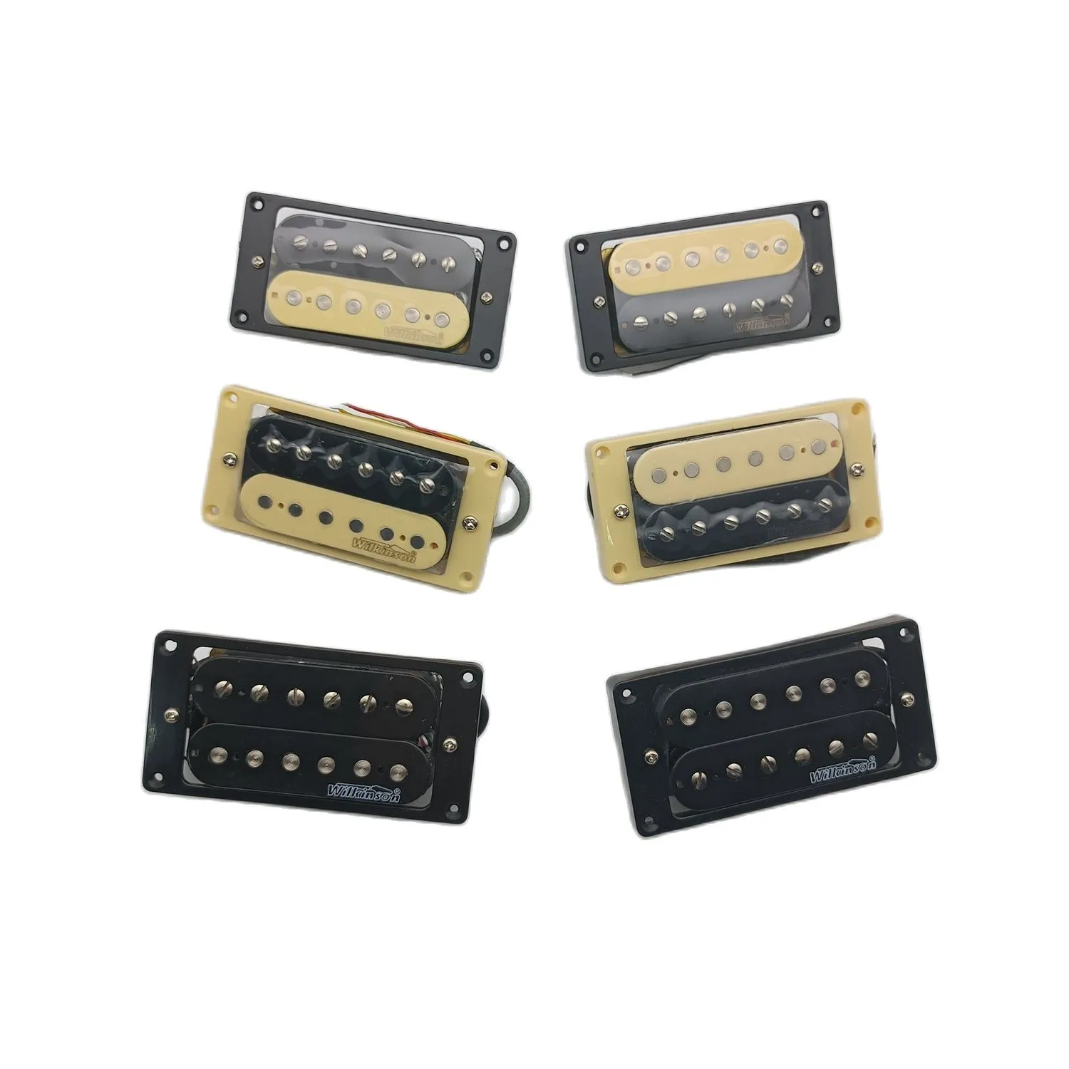 Classic WK Ceramics Humbucker Pickups 4C Conductor with Frame for Gibson Guitar 1 Set
