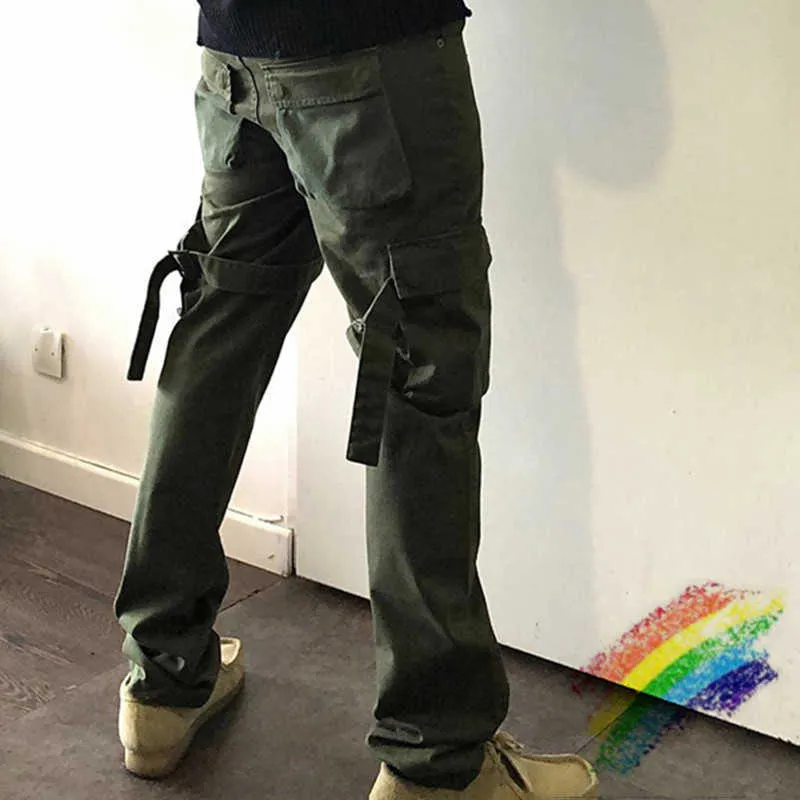 2021S Cargo Byxor Kvinnor Män 1: 1 Bästa Version Jogger Mens Causal Track Pants Joggers X0628