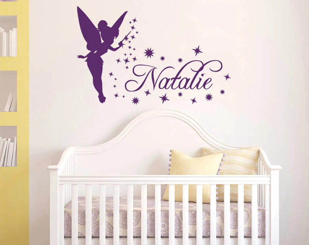 Name WALL DECAL Vinyl Decals Sticker Magic Little Princess Custom Girl Name Wall  Stickers For Baby Room Girls A04 210705 From Dou08, $5.8 | DHgate.Com, image size:1000x795