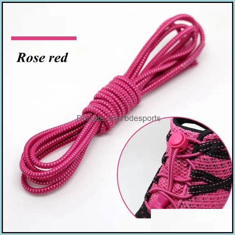 Round Elastic Shoelaces Suitable Various Shoe Accessories No Tie Shoelace Fixed Stretching Locking Lazy laces