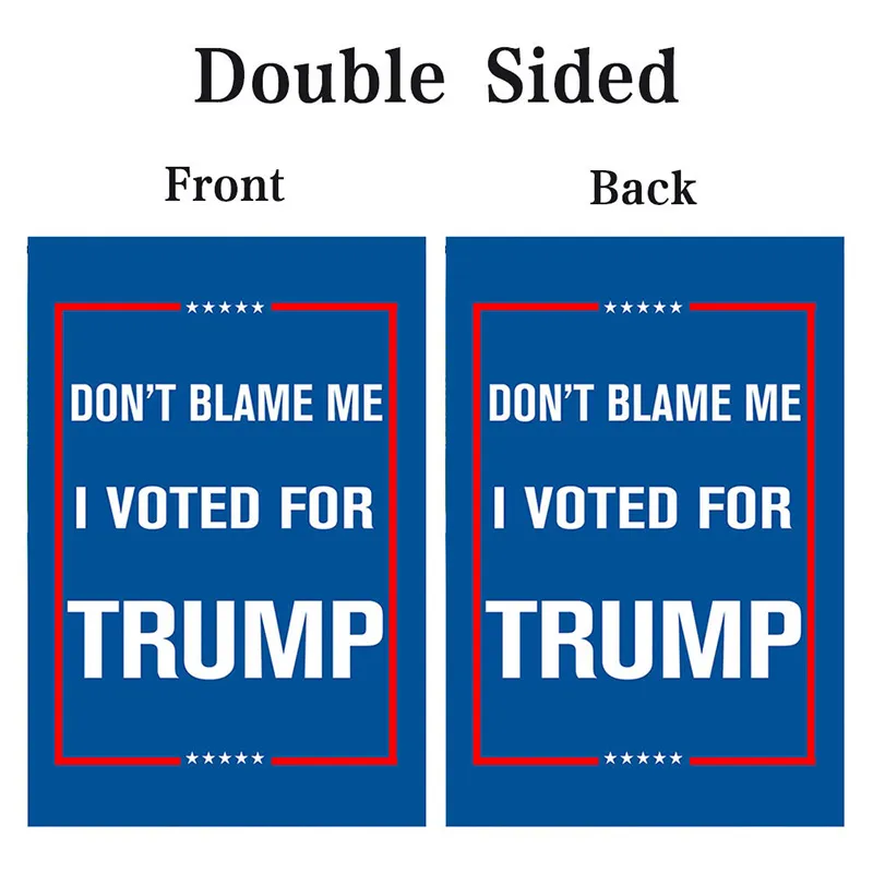 Trump 2024 Garden Flag Double Sided 12*18 Inch Campaign Garden Flag Free Delivery