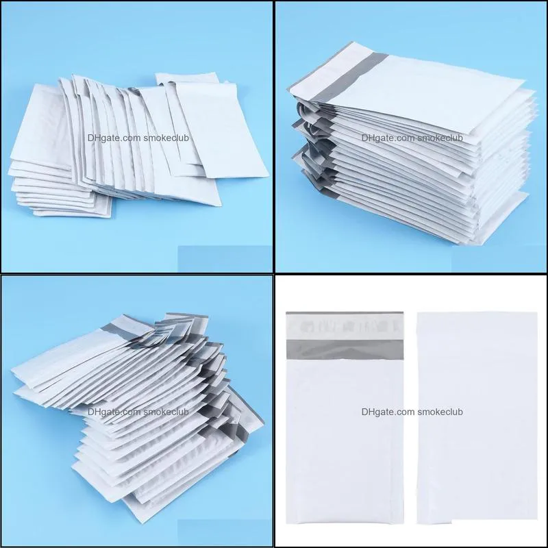 Gift Wrap 50pcs Bubble Mailing Bags Padded Envelopes Envelope Anti- Anti-Pressure Packaging